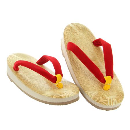 Children's Red Gold Japanese Sandal
