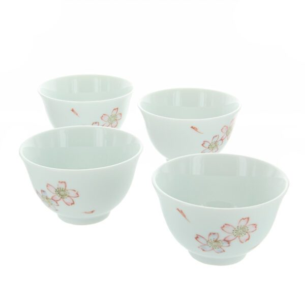 Pastel Sakura Japanese Teacup Set