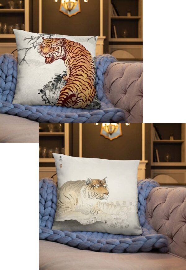 Two in One Throw Pillow Tigers