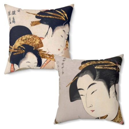 Geishas Two in One Throw Pillow