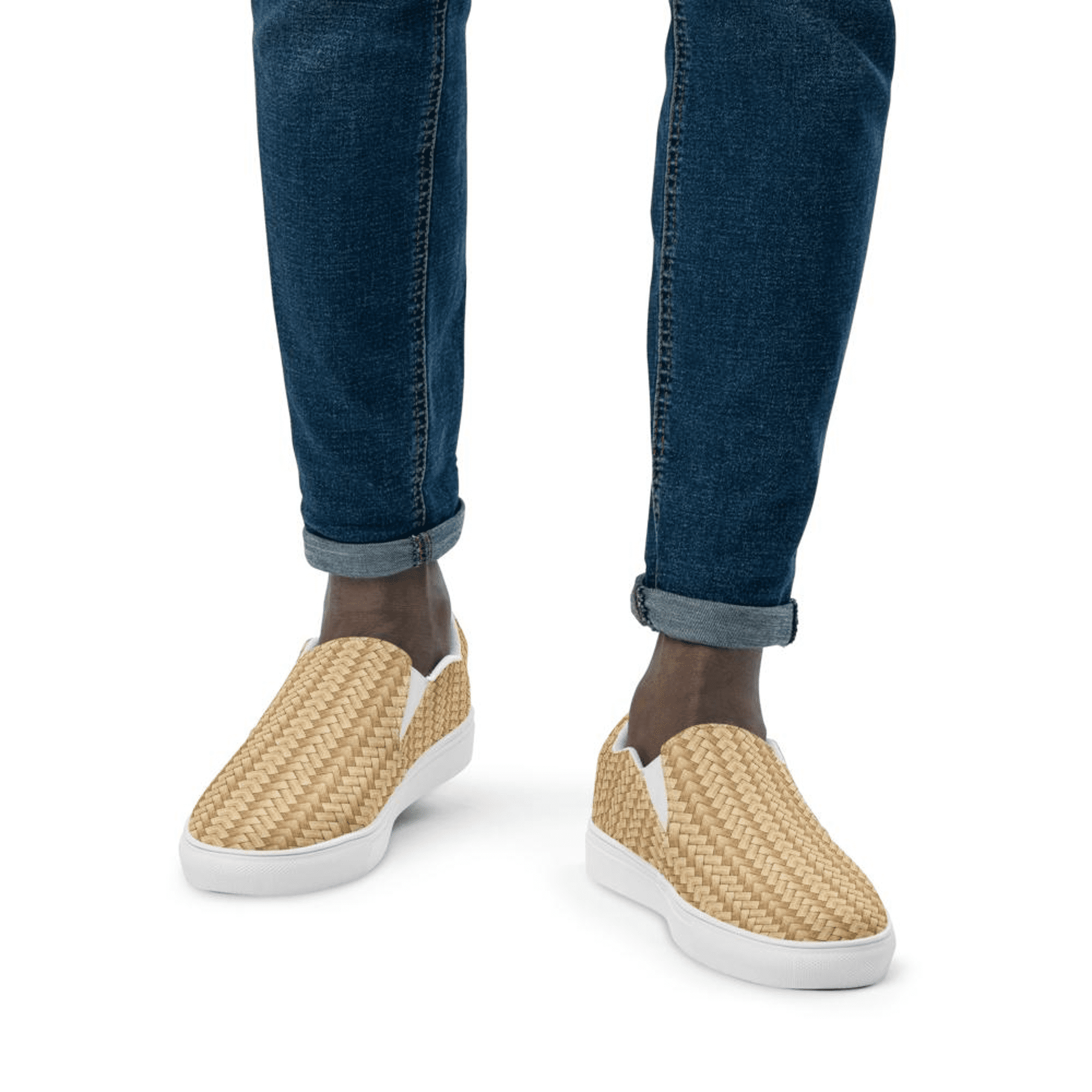 Mens Designer Slip-On Sneakers