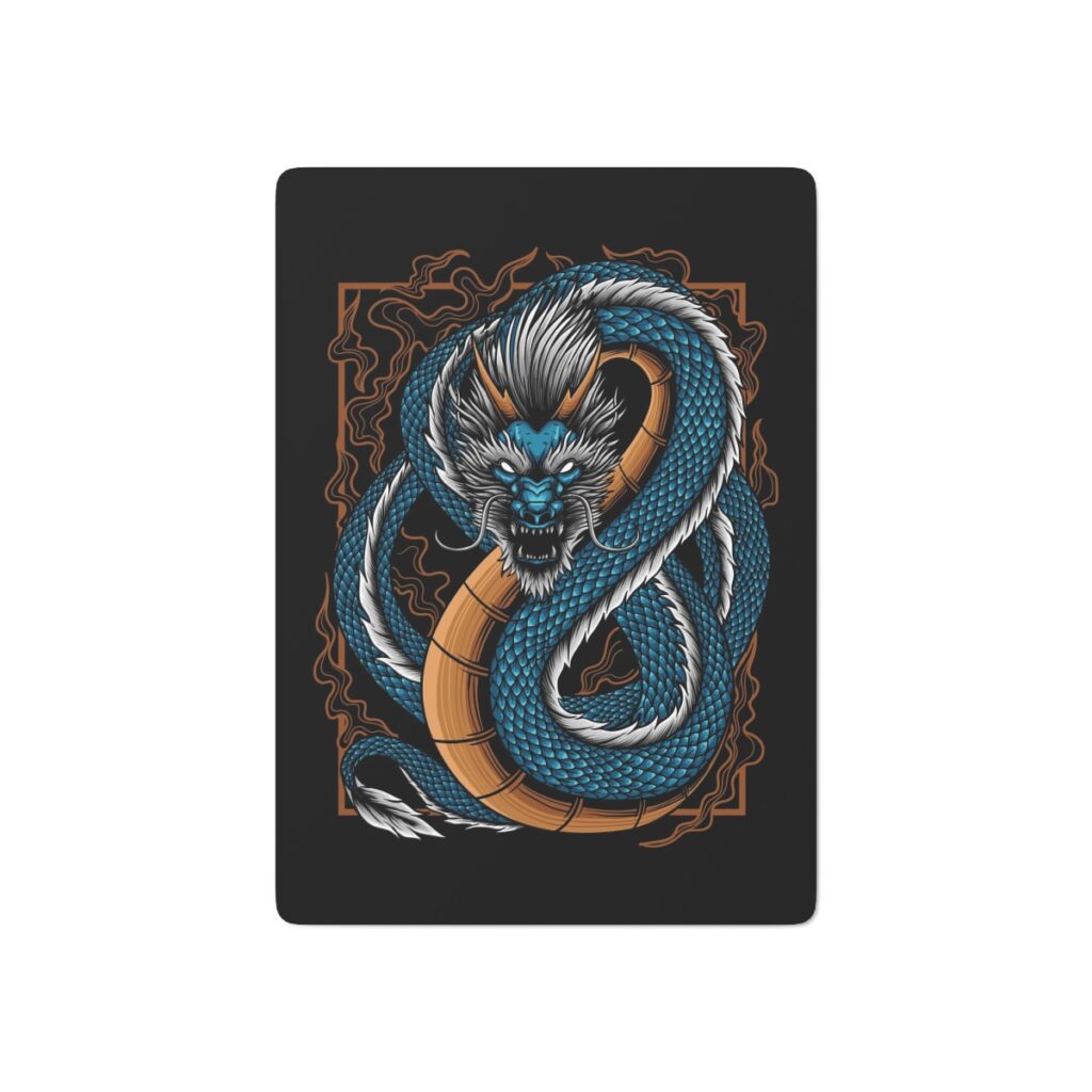 Blue Dragon Custom Poker Cards