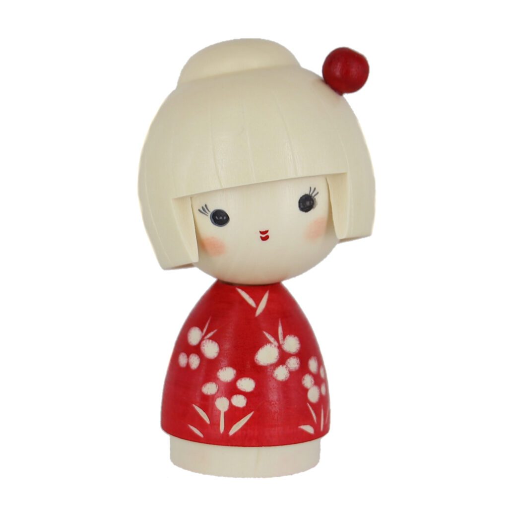 Little Girl Japanese Kokeshi Doll - JapaneseStyle.com