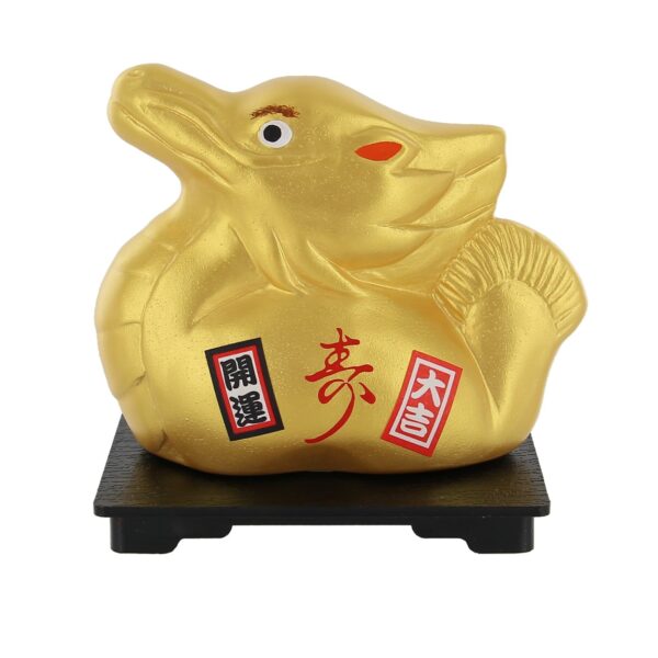 Golden Dragon Figurine