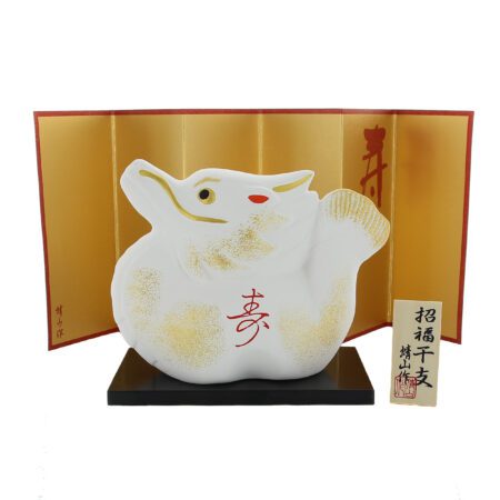 Large 2024 Year of the Dragon White Figurine