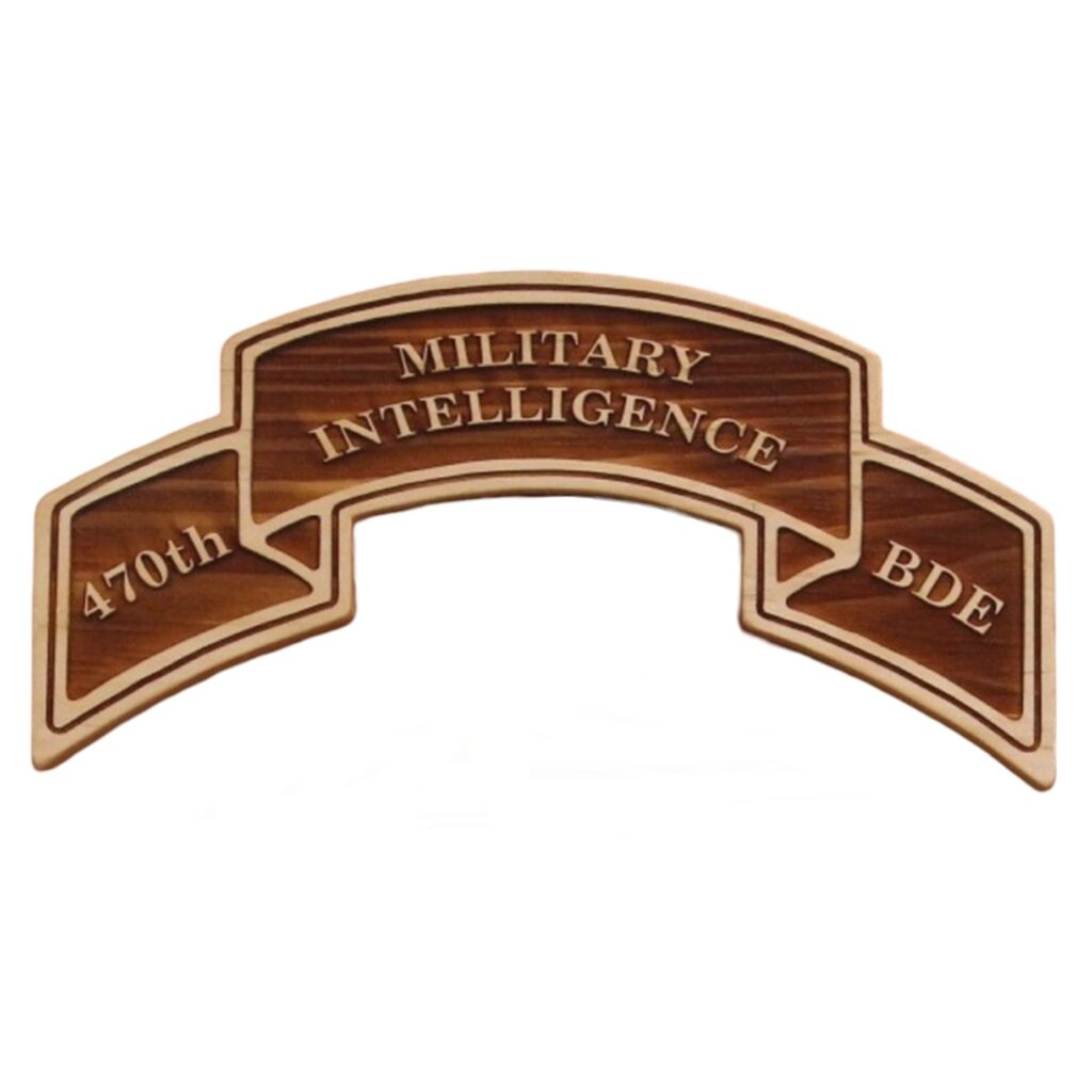 Engraved US Military Banner Wall Display - JapaneseStyle.com