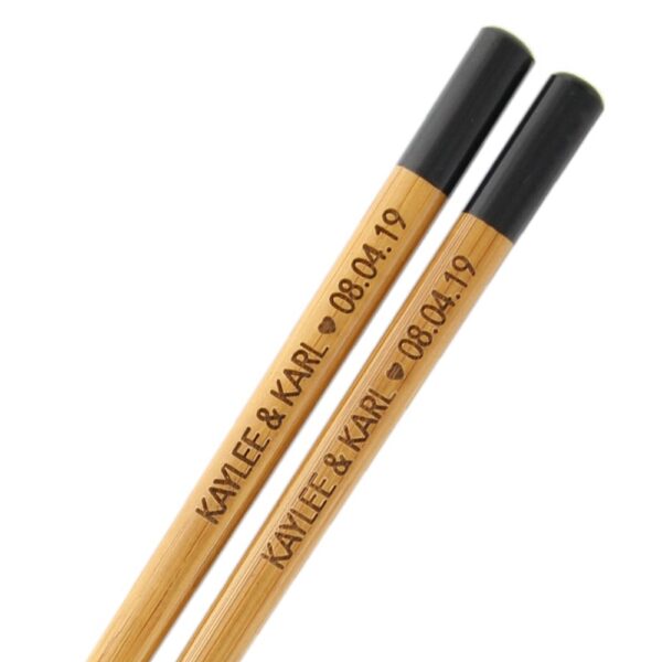 Personalized Black Hashi Chopsticks