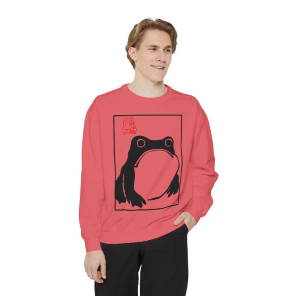 Grumpy Frog #1 Unisex Garment-Dyed Sweatshirt - Image 22