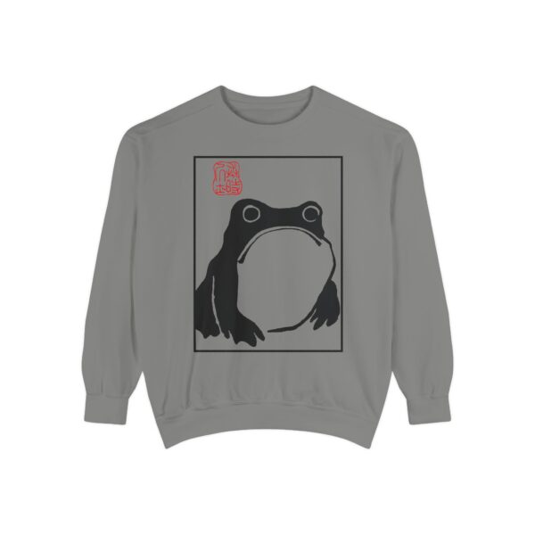 Grumpy Frog #1 Unisex Garment-Dyed Sweatshirt - Image 9