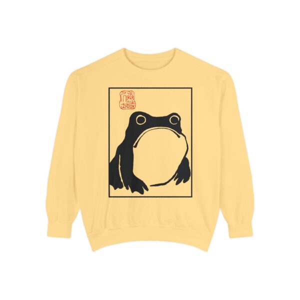 Grumpy Frog #1 Unisex Garment-Dyed Sweatshirt - Image 5