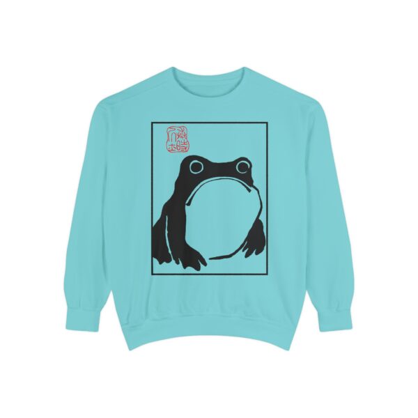 Grumpy Frog #1 Unisex Garment-Dyed Sweatshirt - Image 13