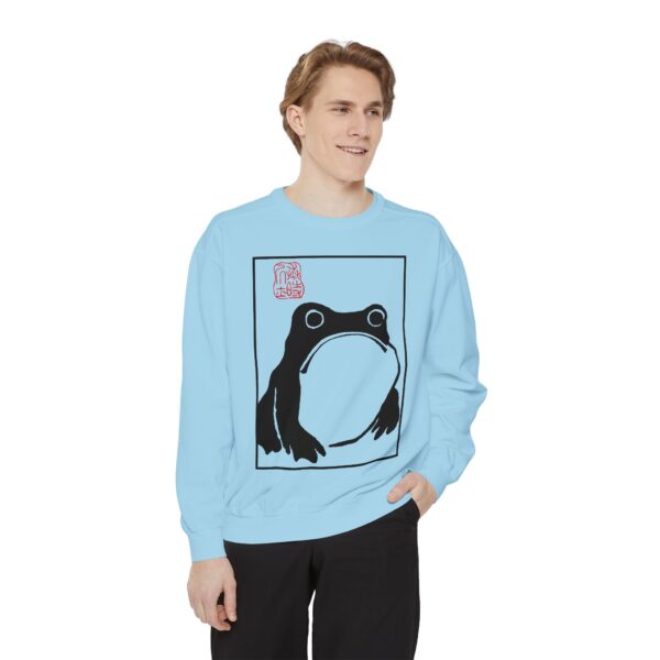 Grumpy Frog #1 Unisex Garment-Dyed Sweatshirt - Image 18